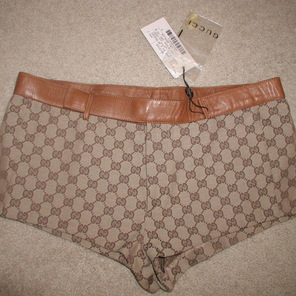 gucci monogram shorts